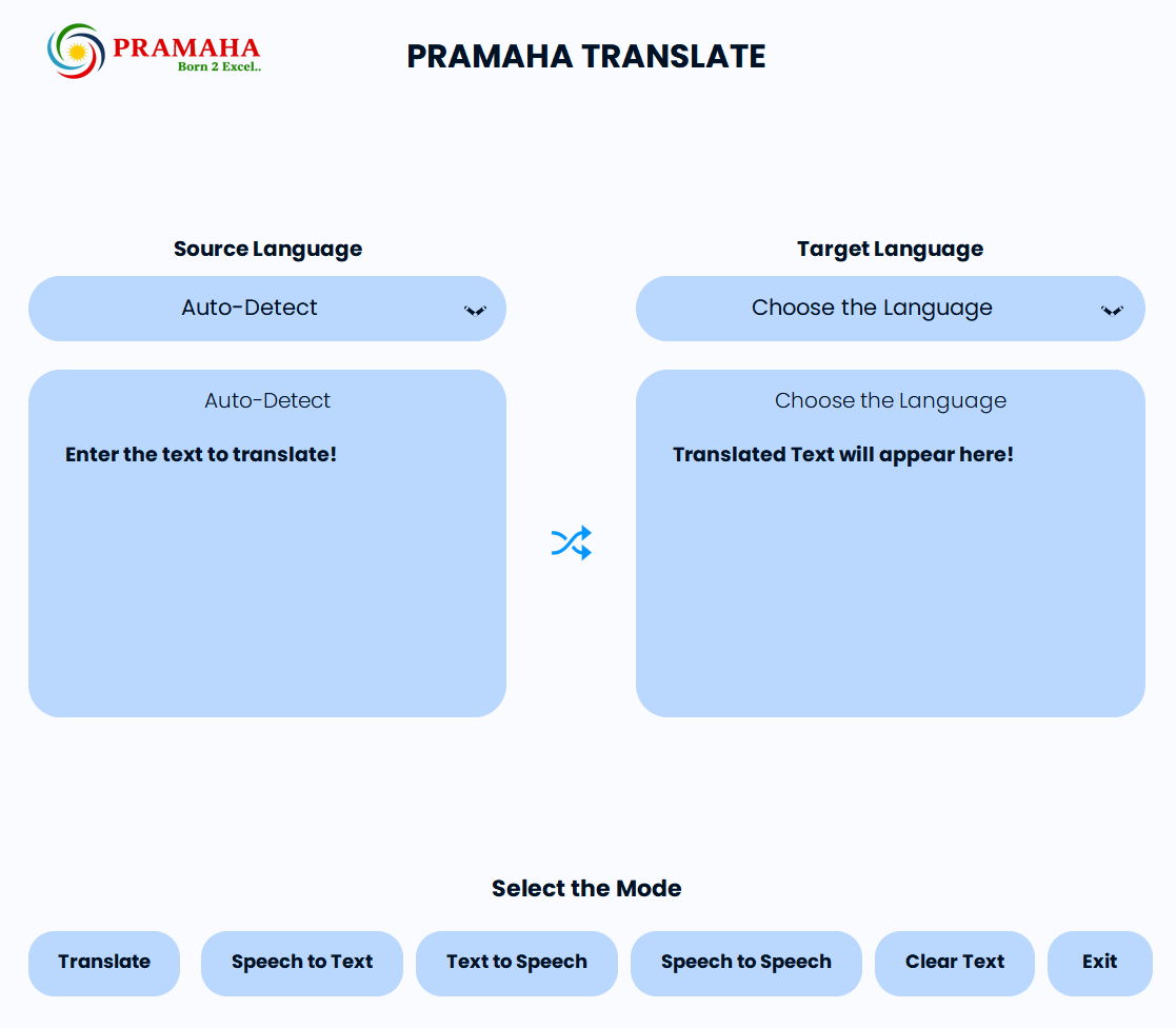 PRAMAHA TRANSLATE